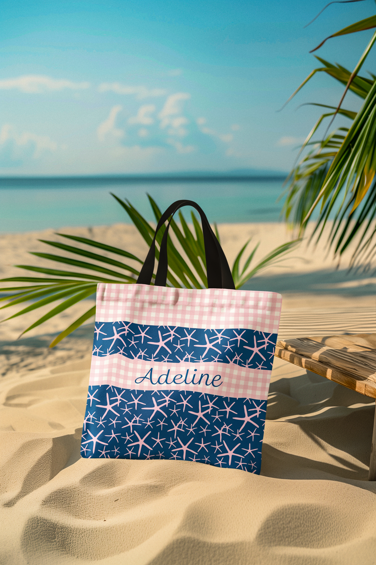 Starfish Tote Bag, Pink Starfish