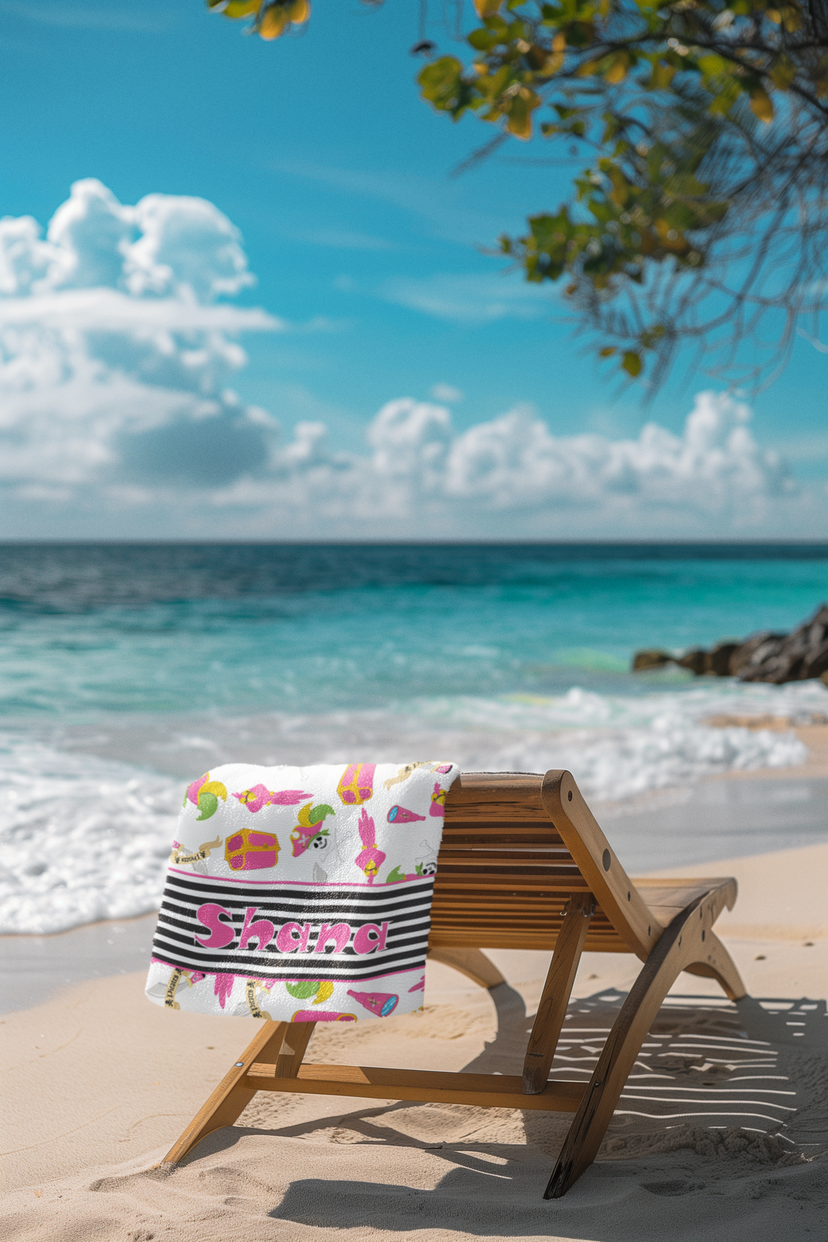 Pirate Beach Towel