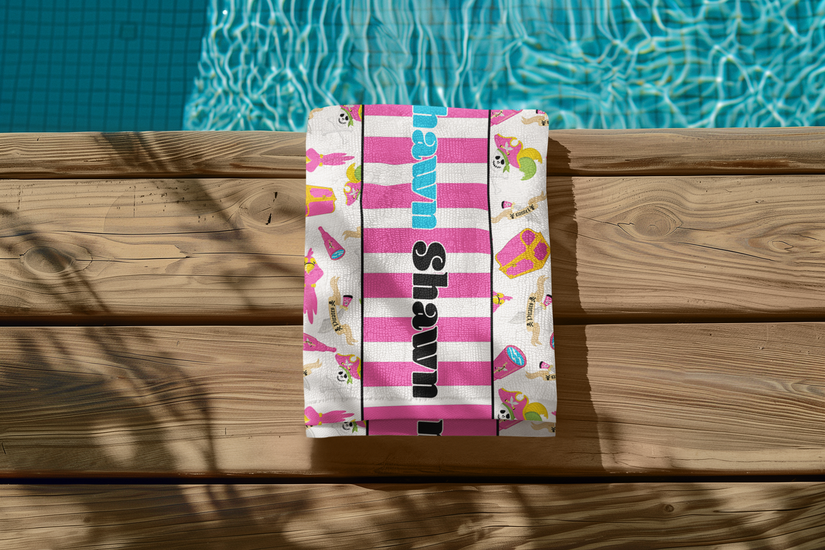 Pirate Beach Towel