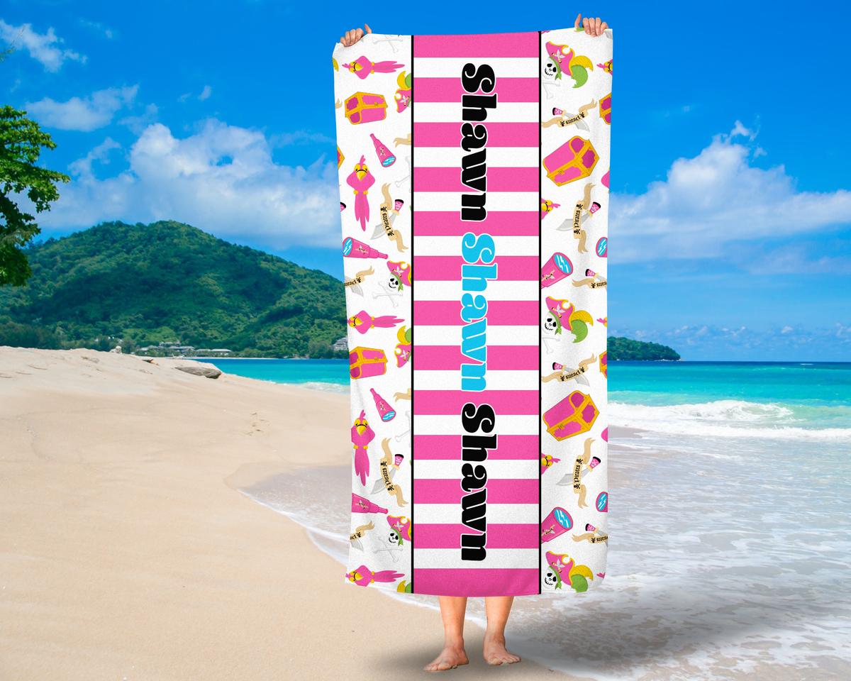 Pirate Beach Towel