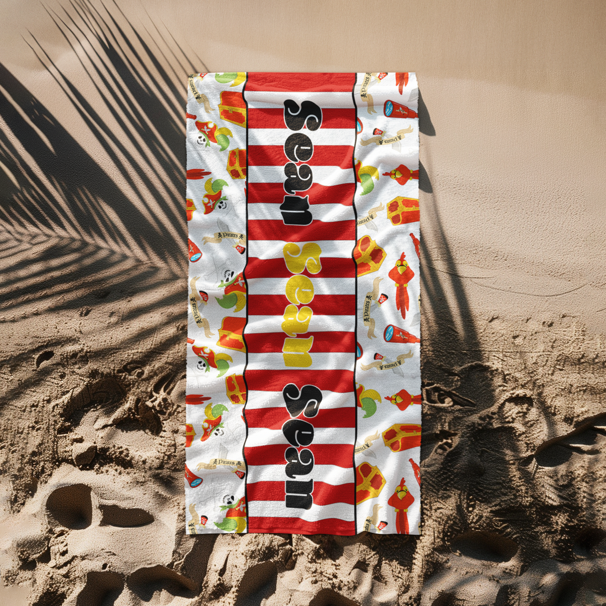 Pirate Beach Towel