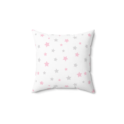 Personalized Baby Girl Birth Stats Pillow, Owl
