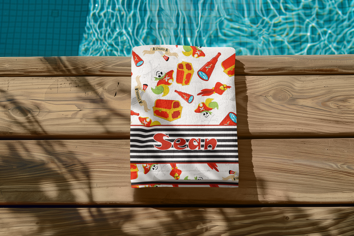 Pirate Beach Towel