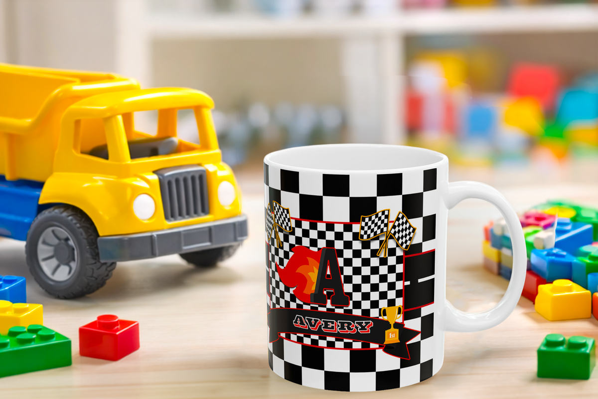 Racing Flag Ceramic Mug