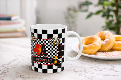 Racing Flag Ceramic Mug