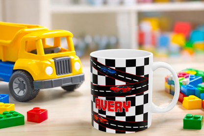 Race Car Track Mug