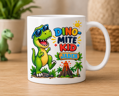 Dino-Mite Kid Dinosaur Mug