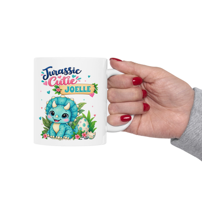 Personalized Jurassic Cutie Dinosaur Mug