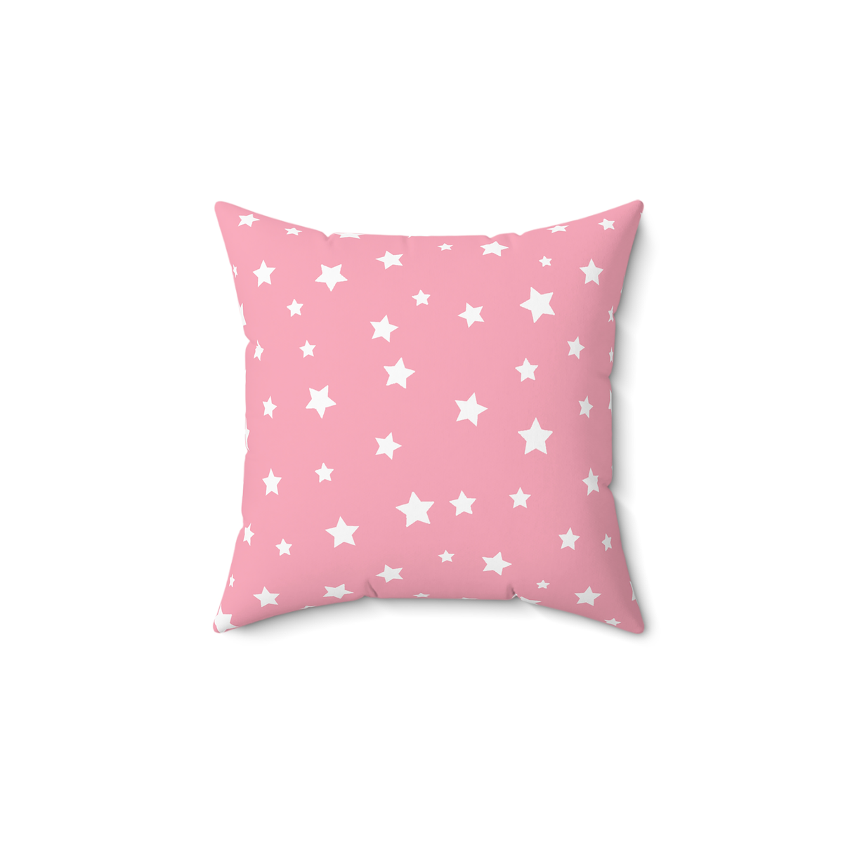 Baby Birth Stats Pillow — Pink Watercolor Elephant Personalized Birth Announcement