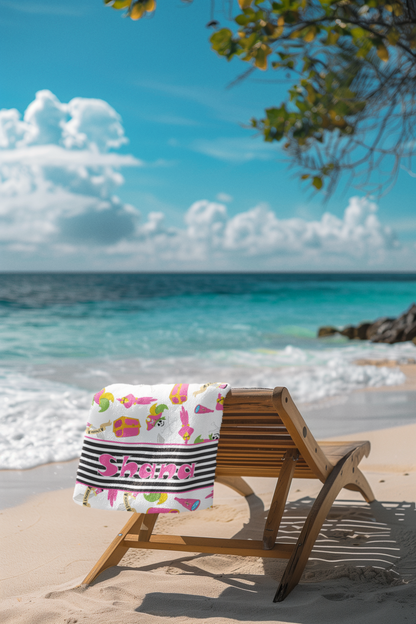Pirate Beach Towel