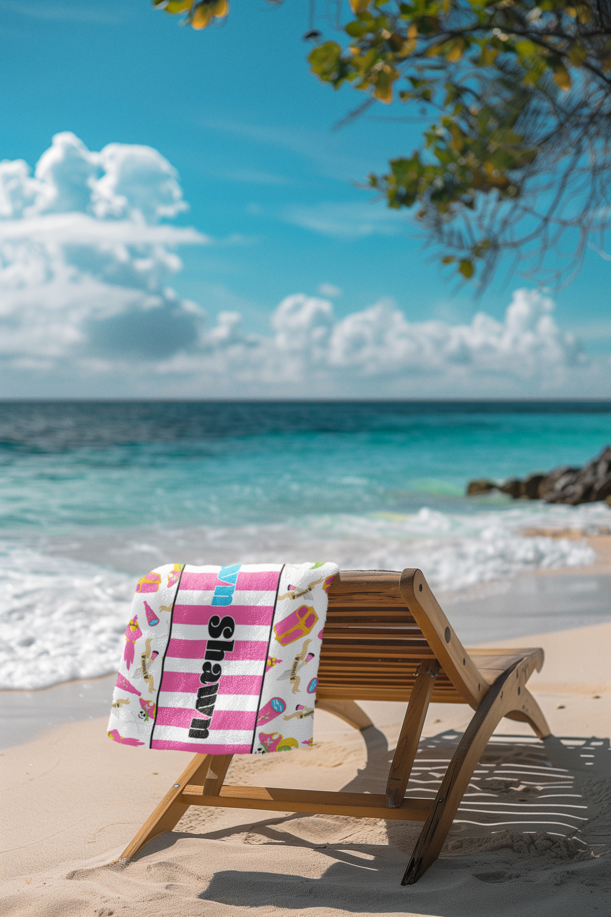 Pirate Beach Towel