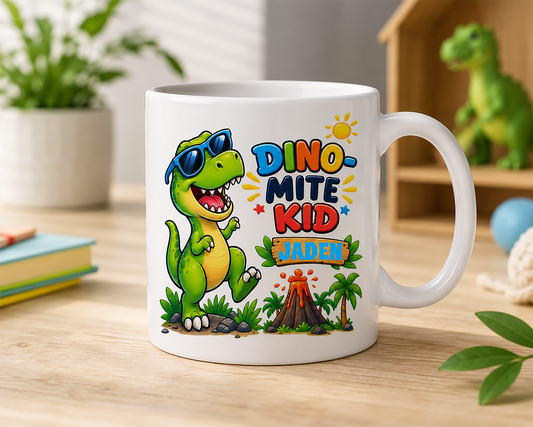 Dino-Mite Kid Dinosaur Mug