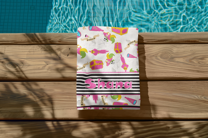 Pirate Beach Towel