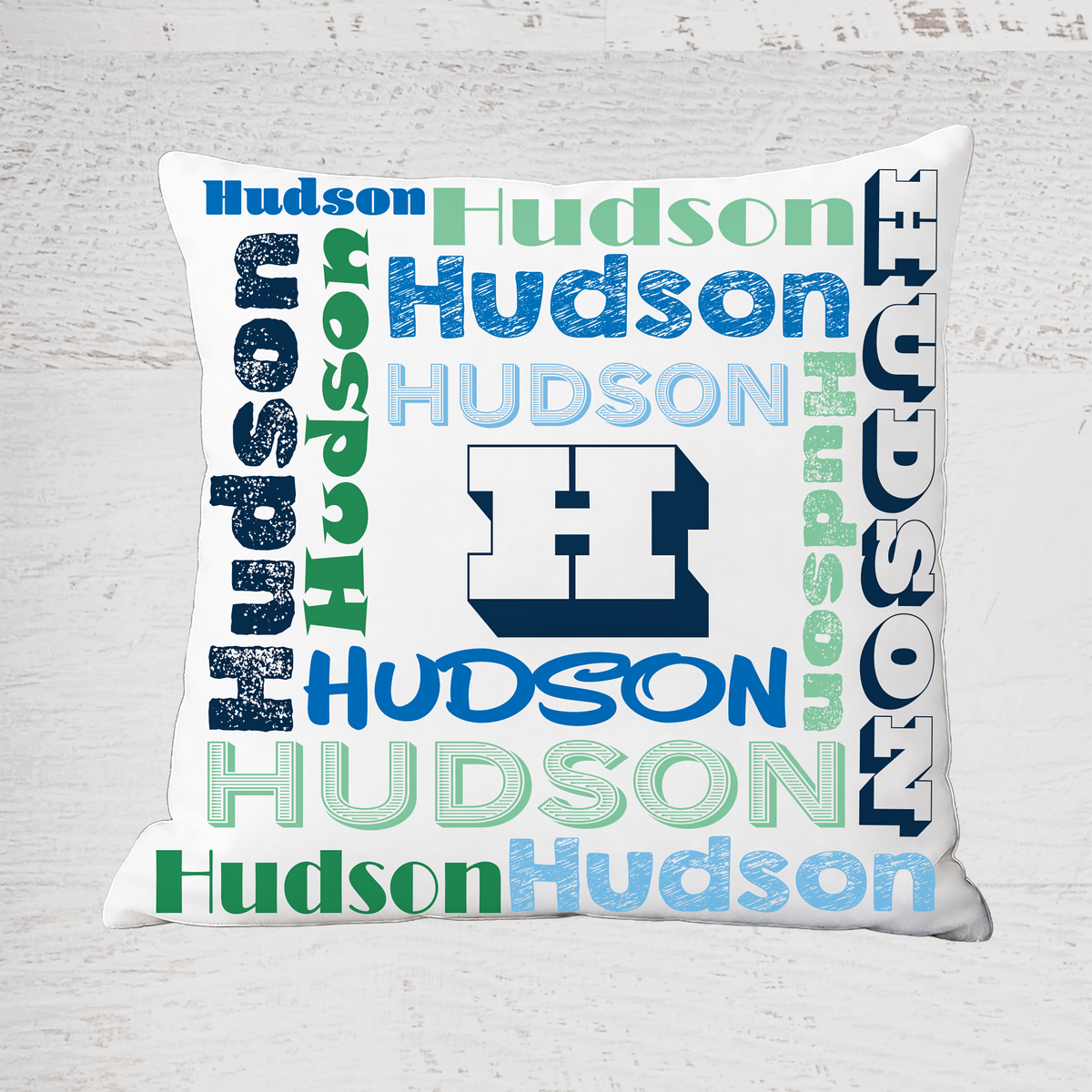 Customized Name Throw Pillow for Kids