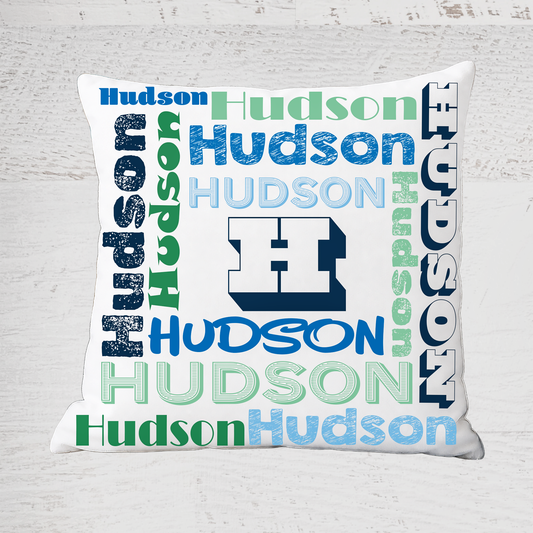 Customized Name Throw Pillow for Kids