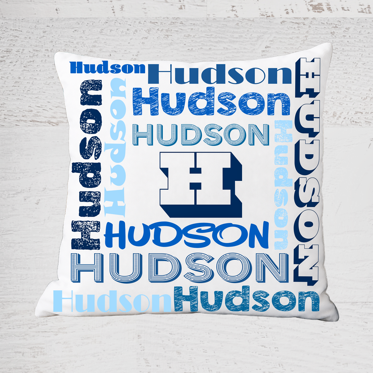 Customized Name Throw Pillow for Kids