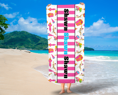 Pirate Beach Towel