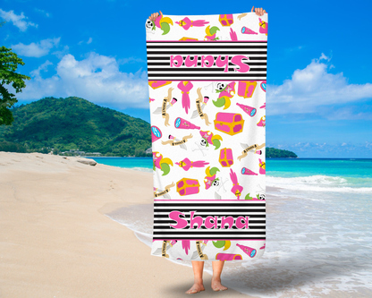 Pirate Beach Towel