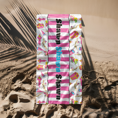 Pirate Beach Towel